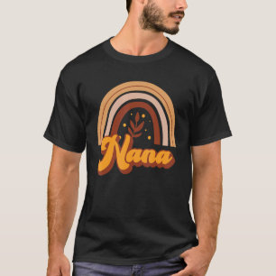 Thankful Grateful Blessed Nana Fall Autumn Thanksg T-Shirt