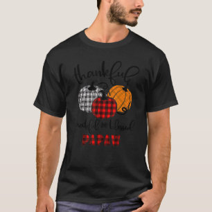 Thankful Grateful Blessed Papaw Buffalo Plaid Than T-Shirt