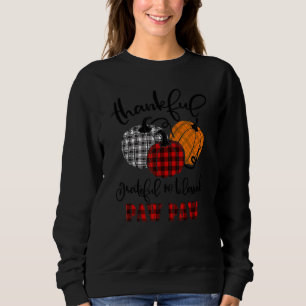Thankful Grateful Blessed Paw Paw Buffalo Plaid Th Sweatshirt