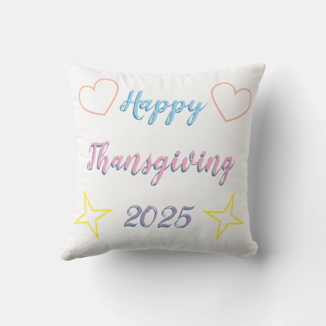 Thankful Grateful Blessed Pillow – Cozy Decor (Back)