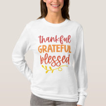 Thankful Grateful Blessed Thanksgiving Autumn