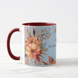 Thankful grateful blessed Thanksgiving Greeting  Mug