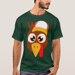Thankful Grateful Blessed Thanksgiving Turkey Base T-Shirt