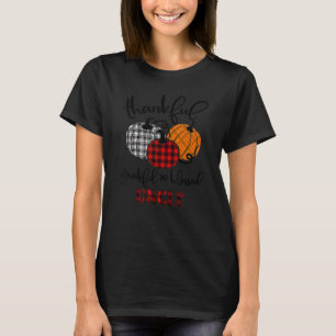 Thankful Grateful Blessed Uncle Autumn Fall Pumpki T-Shirt