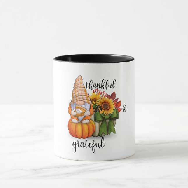 Thankful & grateful mug (Center)