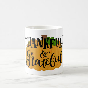 Thankful & Grateful Pumpkin Coffee Mug