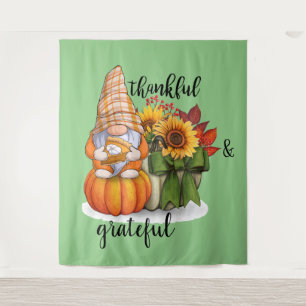 Thankful & grateful tapestry