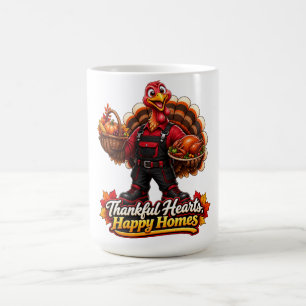 THANKFUL HEARTS,HAPPY HOMES COFFEE MUG