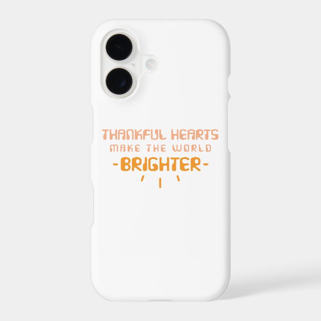 Thankful Hearts Make The World Brighter (Back)