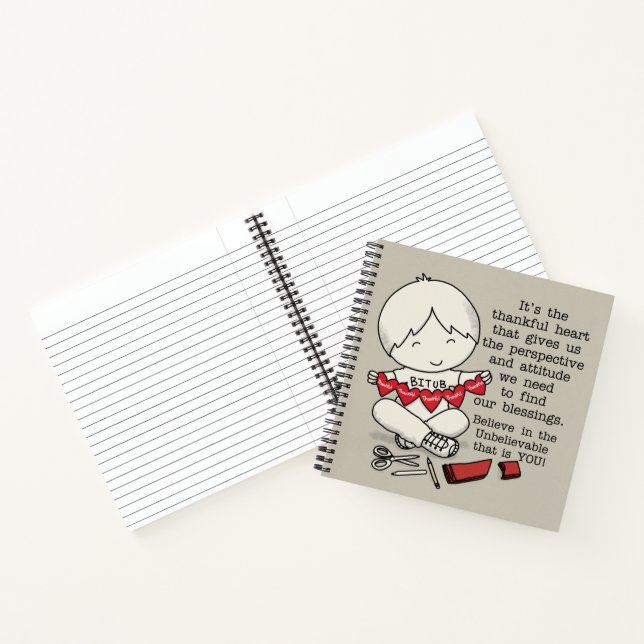 Thankful Hearts Notebook (Inside)