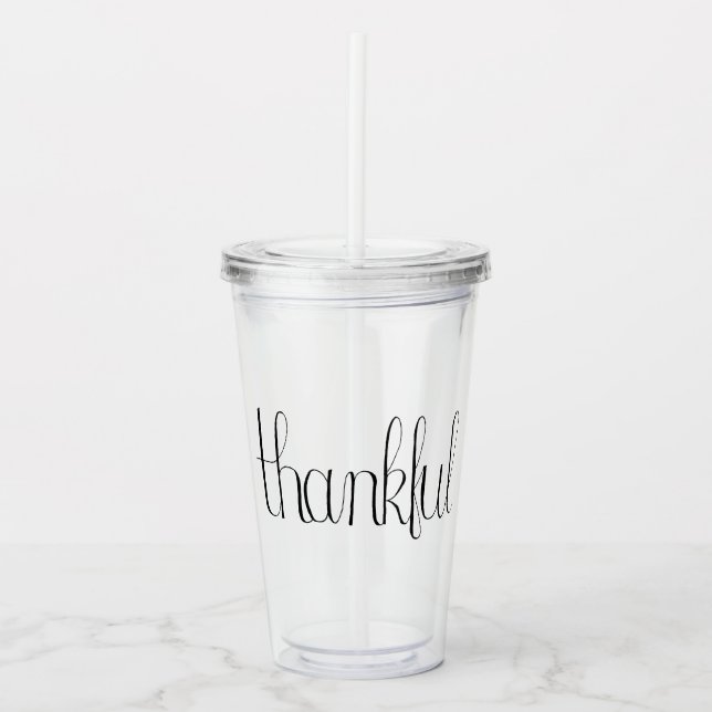 Thankful Insulated Tumbler (Front)