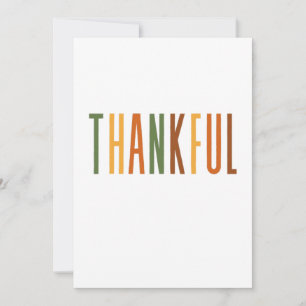 Thankful Invitation