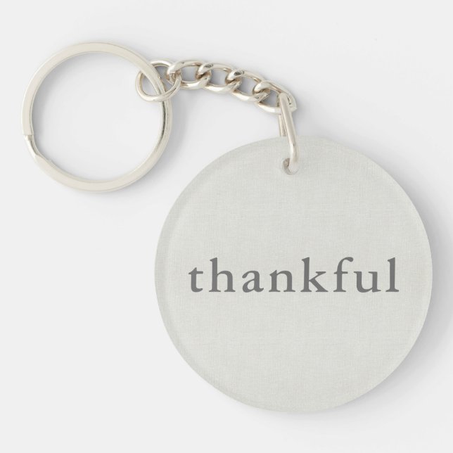Thankful Key Ring (Front)