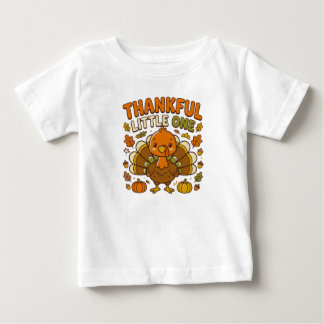 Thankful Little One Baby T-Shirt | Cute Thanksgivi