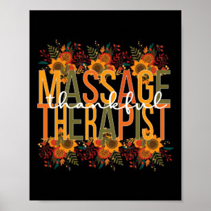 Thankful Mage Therapist Thanksgiving Mage Therapy  Poster