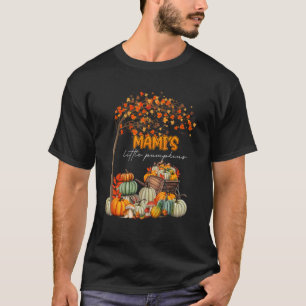 Thankful Mami's Little Pumpkins Fall Leave Autumn T-Shirt