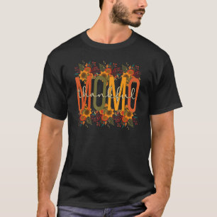 Thankful Momo Grandmother Thanksgiving Momo Grandm T-Shirt