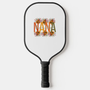 Thankful Nana Grandmother Thanksgiving Nana Grandm Pickleball Paddle