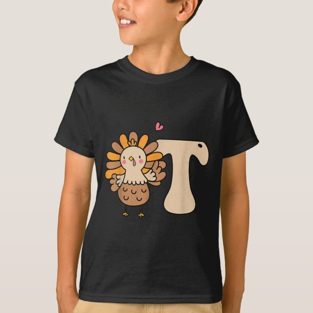 Thankful Occupational Therast Thanksgiving Ot Turk T-Shirt (Front)