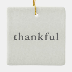 Thankful Our First Home Ceramic Tree Decoration