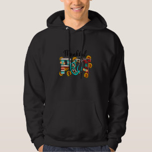 Thankful PCT Nurse Sunflowers Thanksgiving outfit  Hoodie