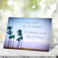 Thankful People Tropical Hawaii Palm Trees Photo