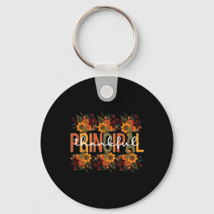 Thankful Principal Thanksgiving School Principal 1 Key Ring