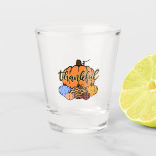 Thankful Pumpkins Shot Glass