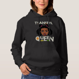 Thankful Queen Christian Black Woman Melanin Sista Hoodie
