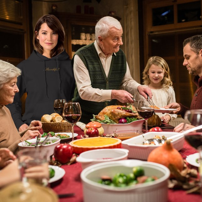 Thankful Simple Minimalist Hoodie (Creator Uploaded)