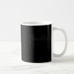 Thankful Soccer Player Girl Thanksgiving Footballe Coffee Mug