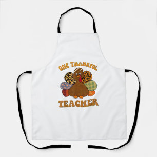 thankful teacher for women fall teacher thanksgivi apron
