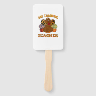 thankful teacher for women fall teacher thanksgivi hand fan