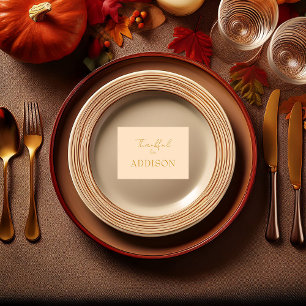 Thankful Thanksgiving/Friendsgiving Place Card