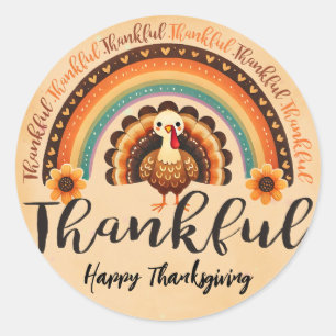 Thankful/ Thanksgiving sticker