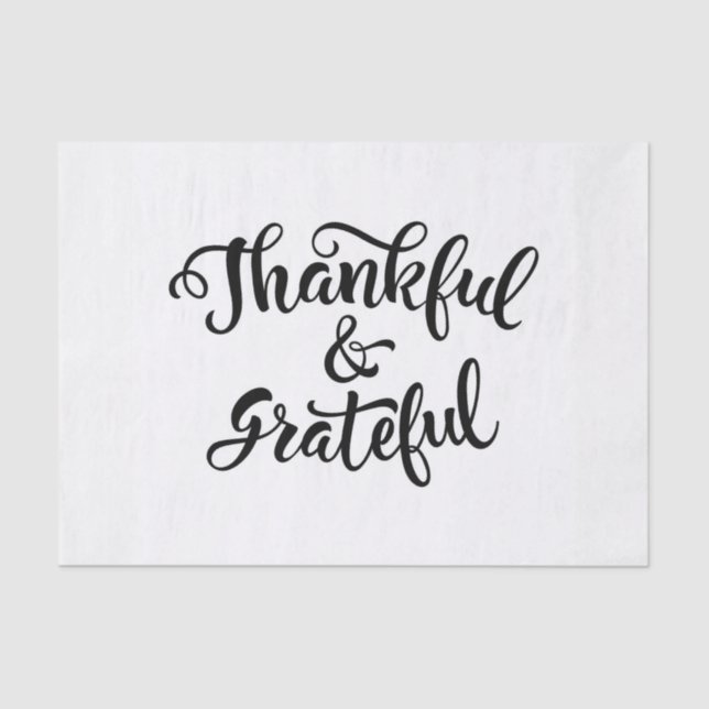 Thankful Tissue Paper (Front)