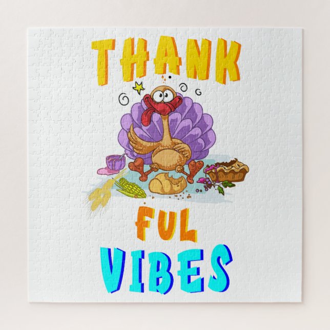 Thankful Vibes Jigsaw Puzzle (Vertical)