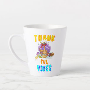 Thankful Vibes Latte Mug