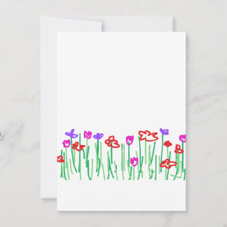 Thanking Card flowers