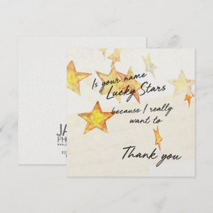THANKS! 5.25 x 5.25 card