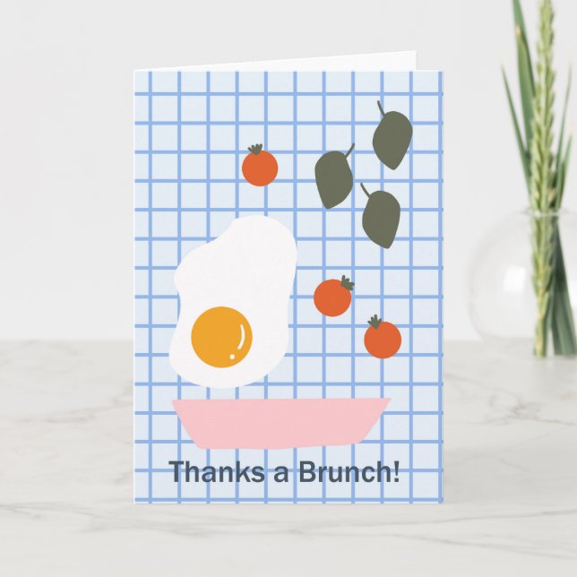 Thanks a Bunch Gift for Mum Thank You Card (Front)