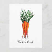 Thanks a Bunch of Carrots Orange Vegetable