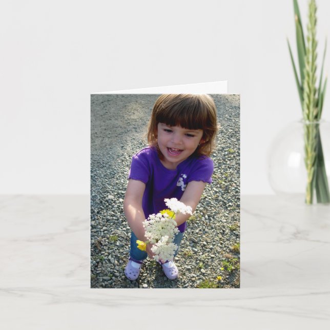 Thanks a Bunch! Photo Card (Front)