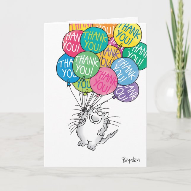 THANKS A BUNCH THANK YOU CARD (Front)