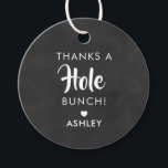 Thanks a Hole Bunch, Doughnut Holes Chalkboard Favour Tags<br><div class="desc">These are the perfect little gift tags. You can customise front and back text.</div>