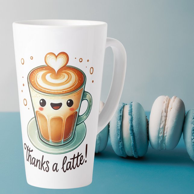 Thanks a Latte Pun Mug (Creator Uploaded)
