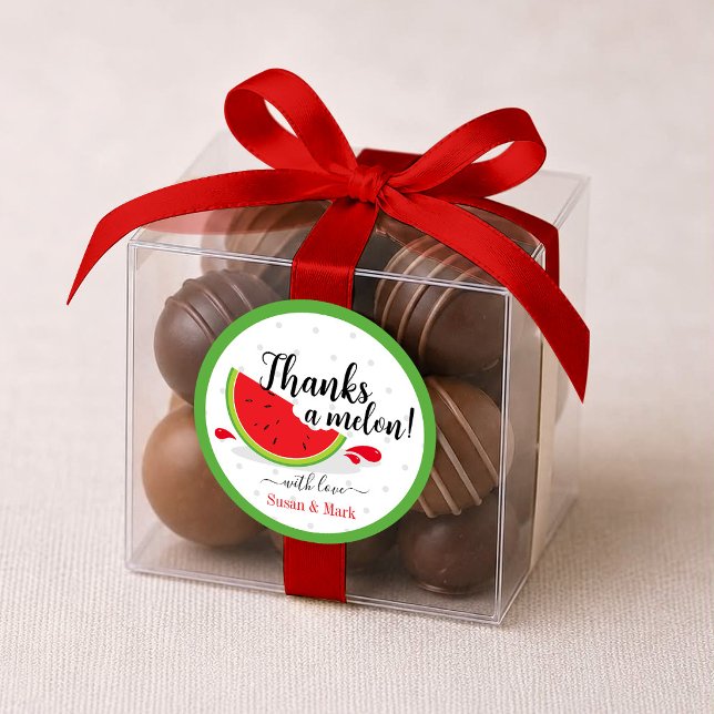 Thanks a Melon Watermelon Thank You Tag (Creator Uploaded)