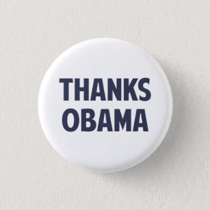 Thanks Barack Obama 3 Cm Round Badge