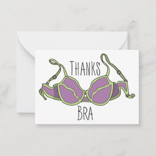 Thanks Bra Card