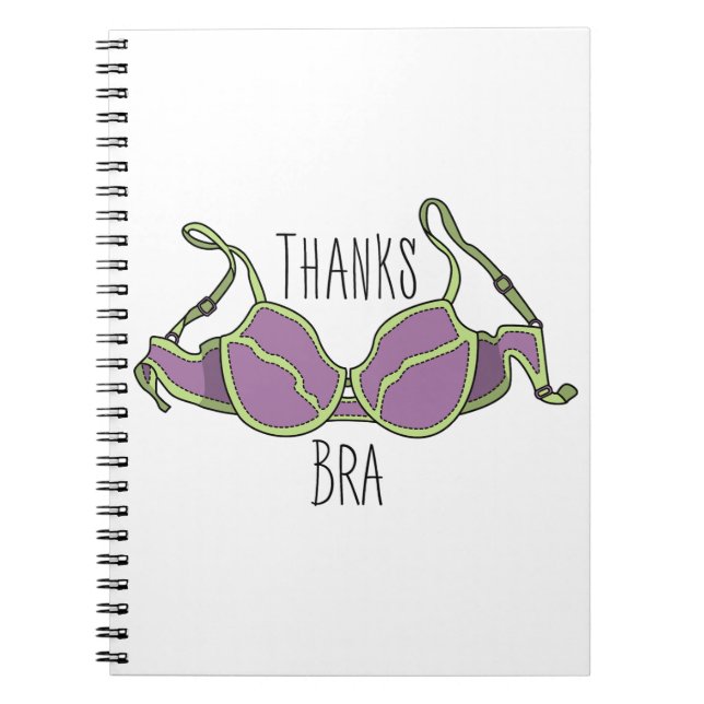 Thanks Bra Notebook (Front)